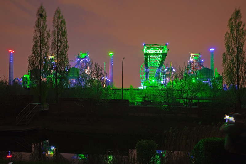 Das gesamte Werk wurde ab 1990 zum 'Landschaftspark Nord' umgebaut